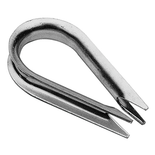 Zinc Plated Steel AN-100 Type Wire Rope Thimbles